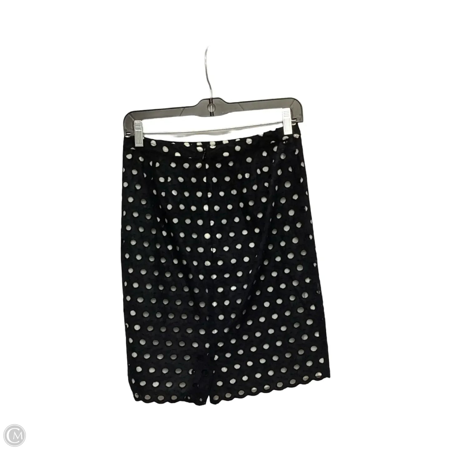 Skirt Mini & Short By Loft In Black & White, Size: 2