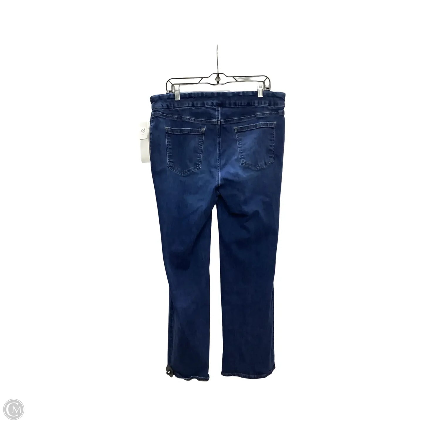 Jeans Boot Cut By Chicos In Blue Denim, Size: Xl