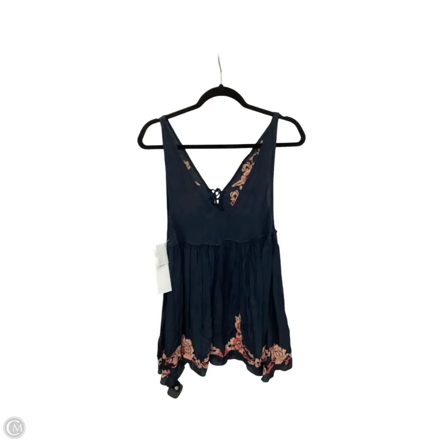 Blouse Sleeveless By Free People In Navy, Size: Xs