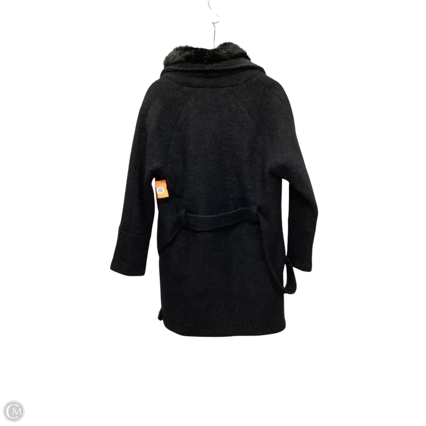 Coat Faux Fur & Sherpa By Christian Siriano In Black, Size: S