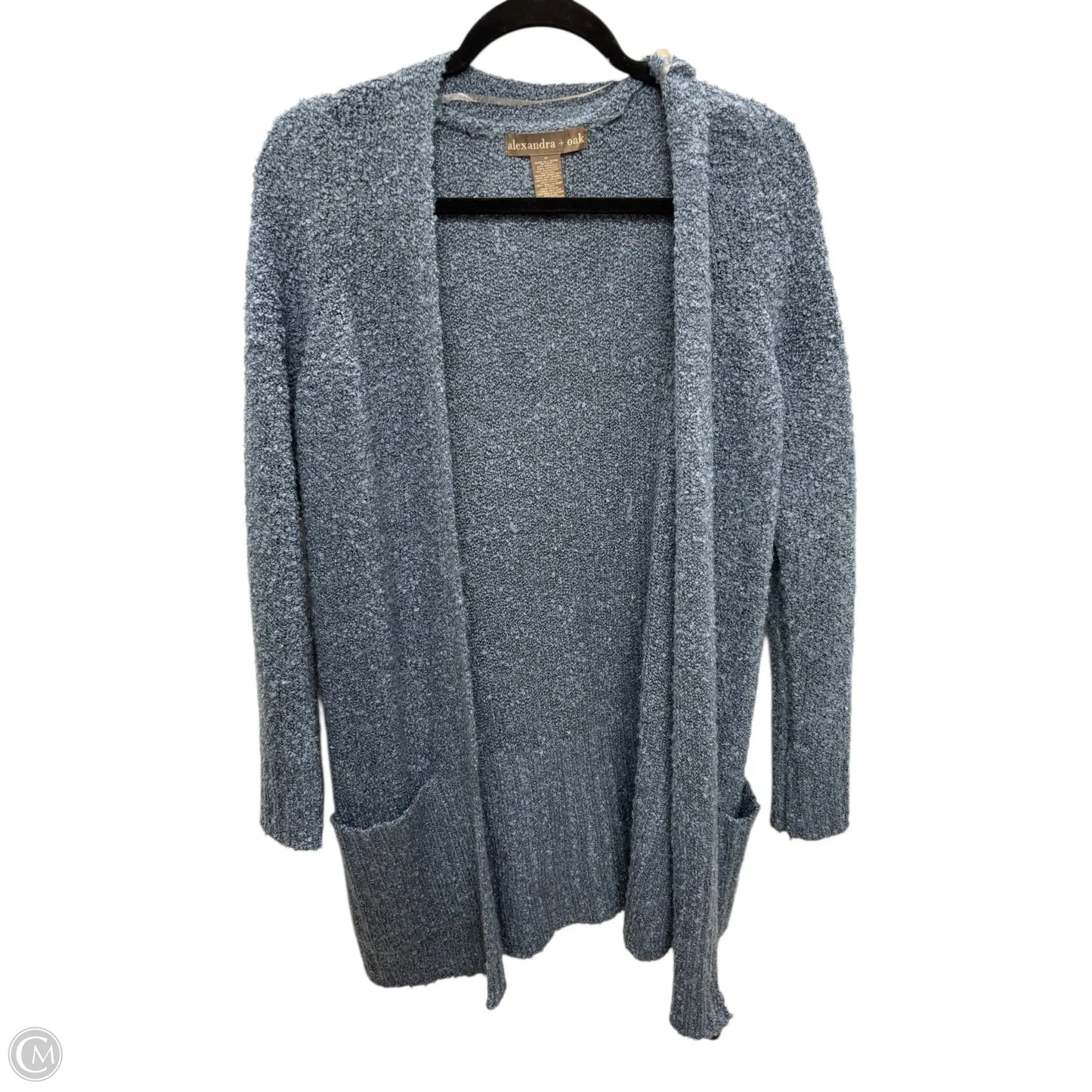 Sweater Cardigan By Clothes Mentor In Blue, Size: M