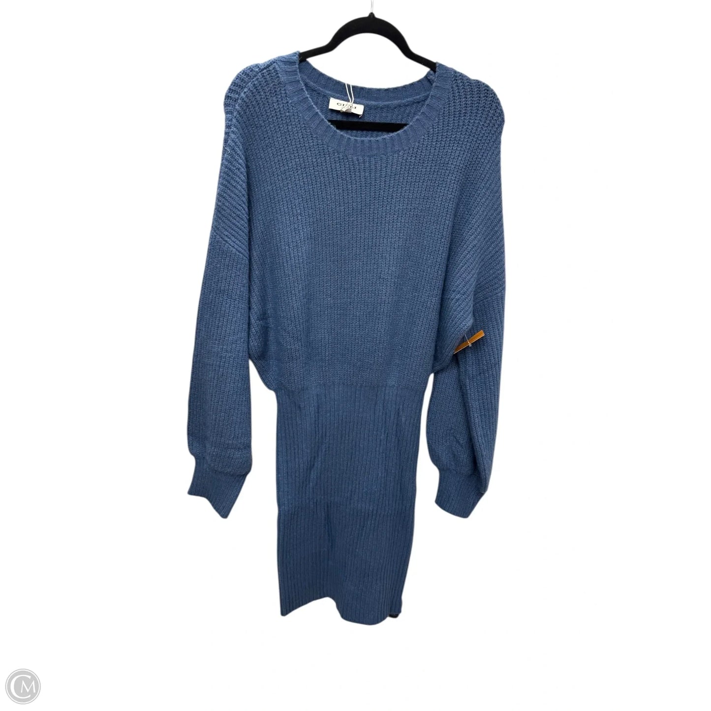 Dress Sweater By Gilli In Blue, Size: L