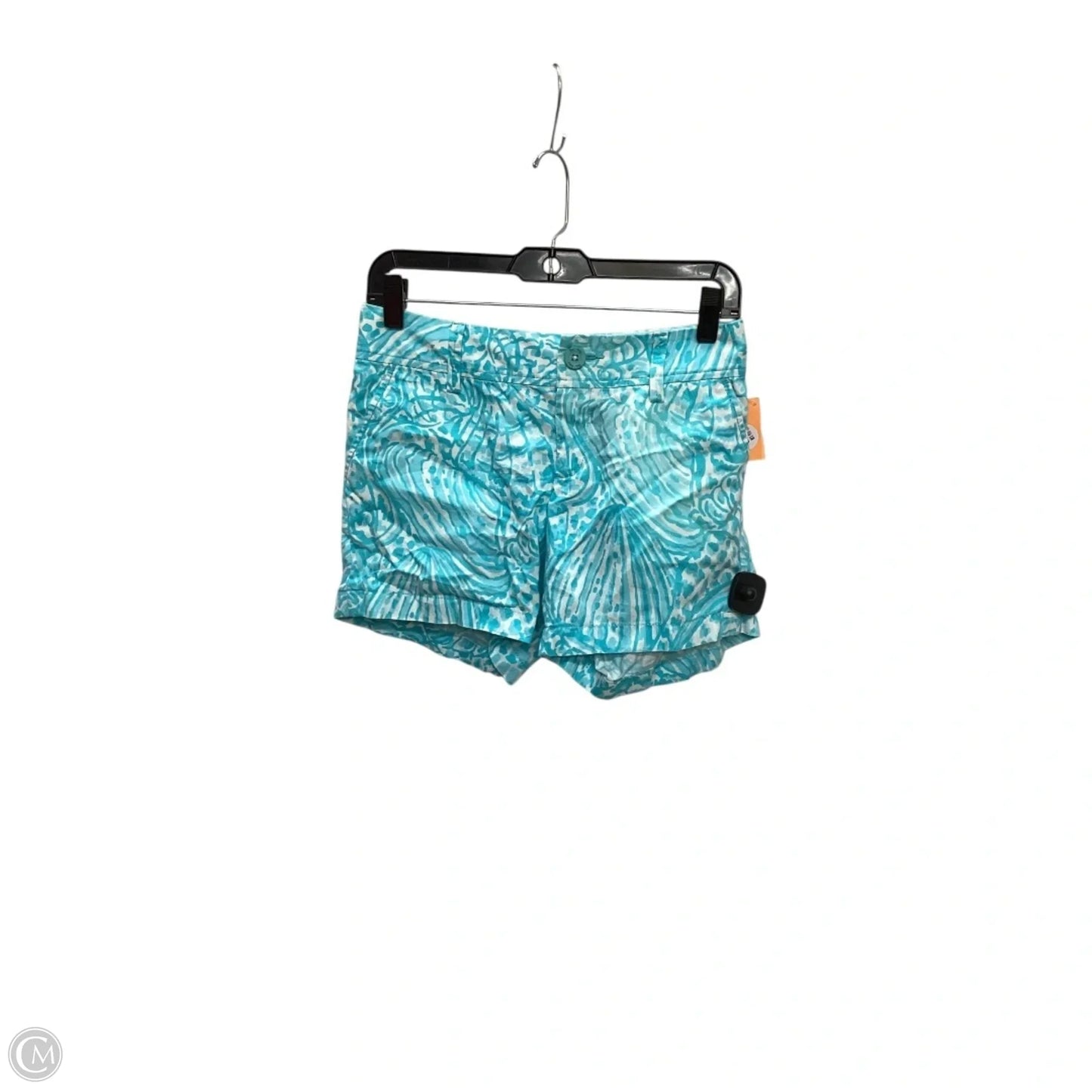 Shorts Designer By Lilly Pulitzer In Blue & White, Size: 6