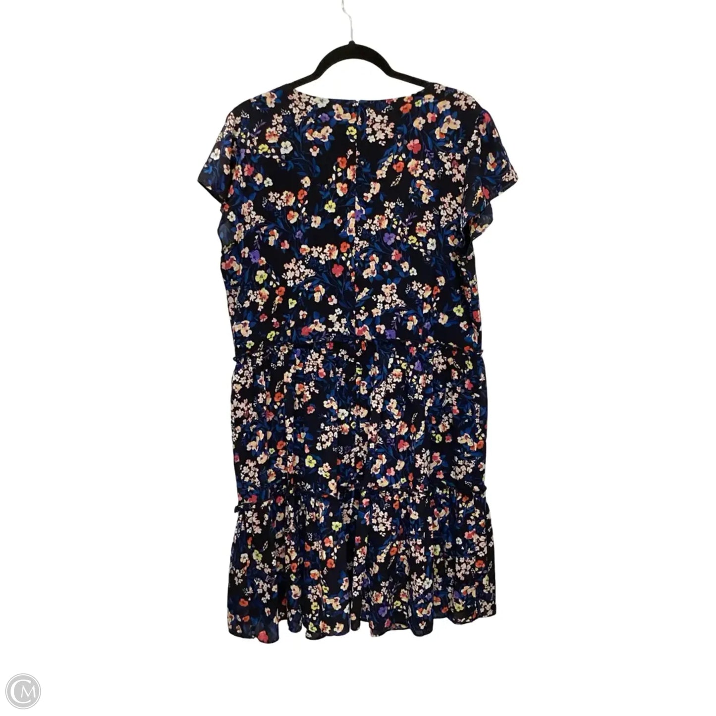 Dress Casual Short By Ann Taylor In Floral Print, Size: 16