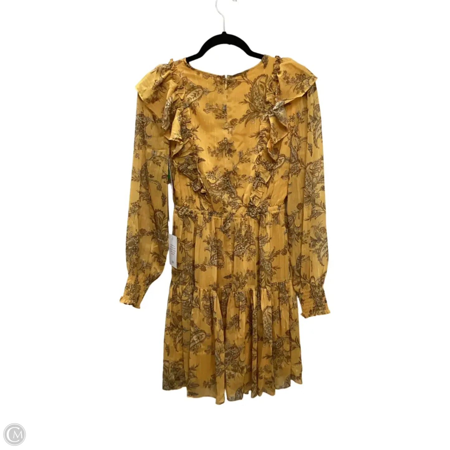 Dress Casual Midi By Rachel Parcell In Yellow, Size: Xs