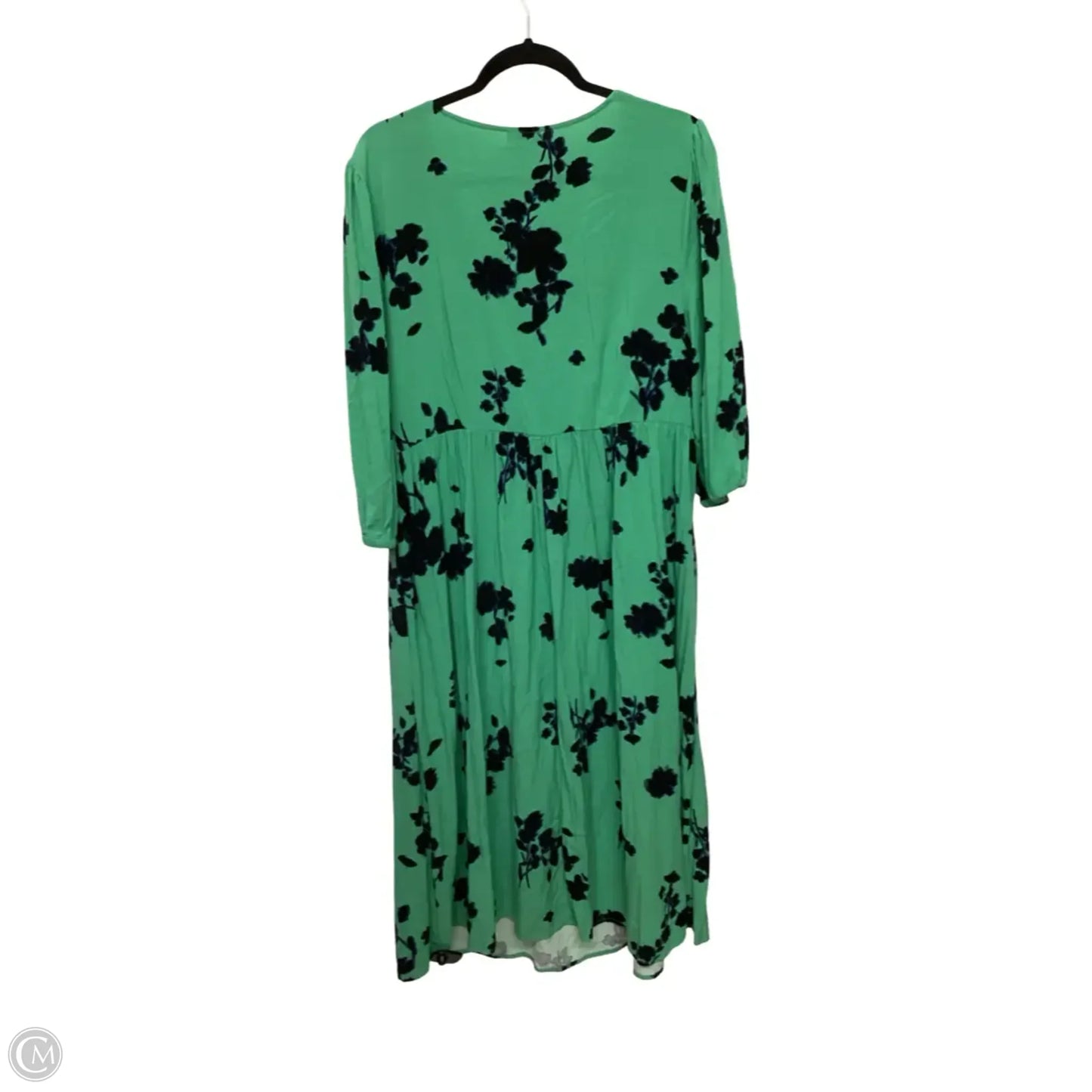 Dress Casual Midi By Ava & Viv In Green, Size: 1x