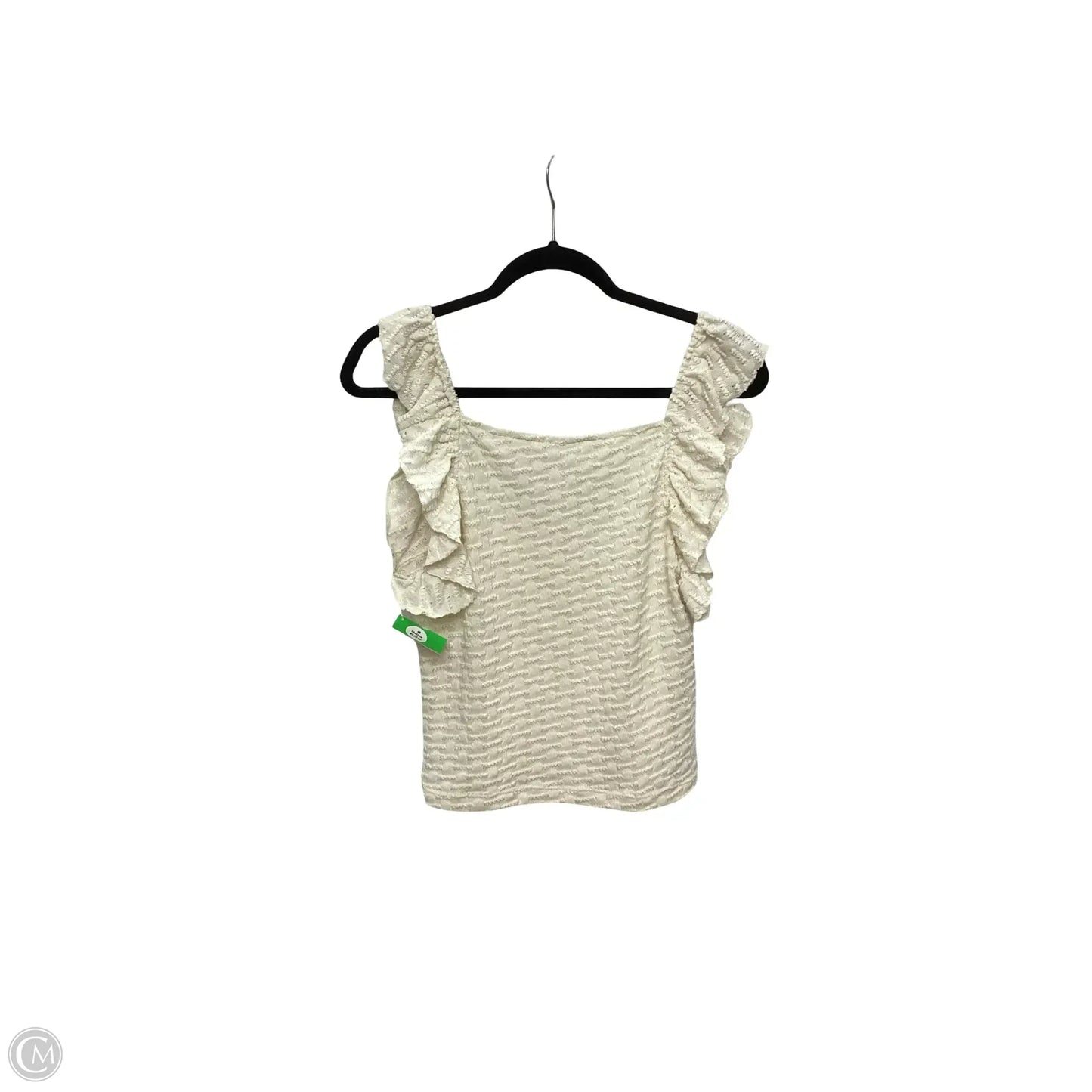 Blouse Sleeveless By Free People In Cream, Size: L