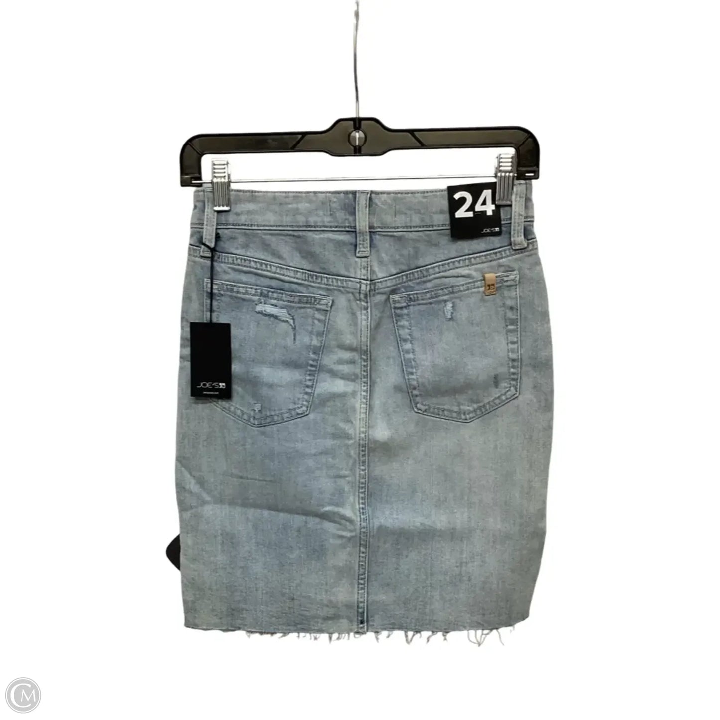 Designer Skirt Mini & Short By Joes Jeans In Blue Denim, Size: 0