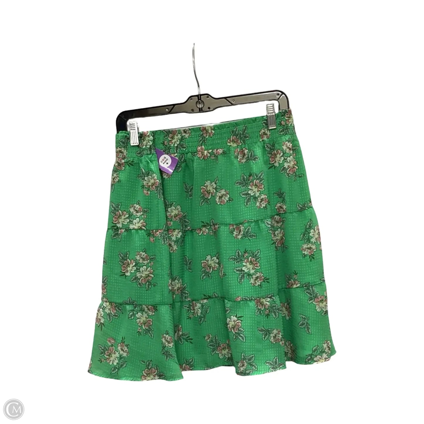 Skirt Mini & Short By Loft In Green, Size: Xl