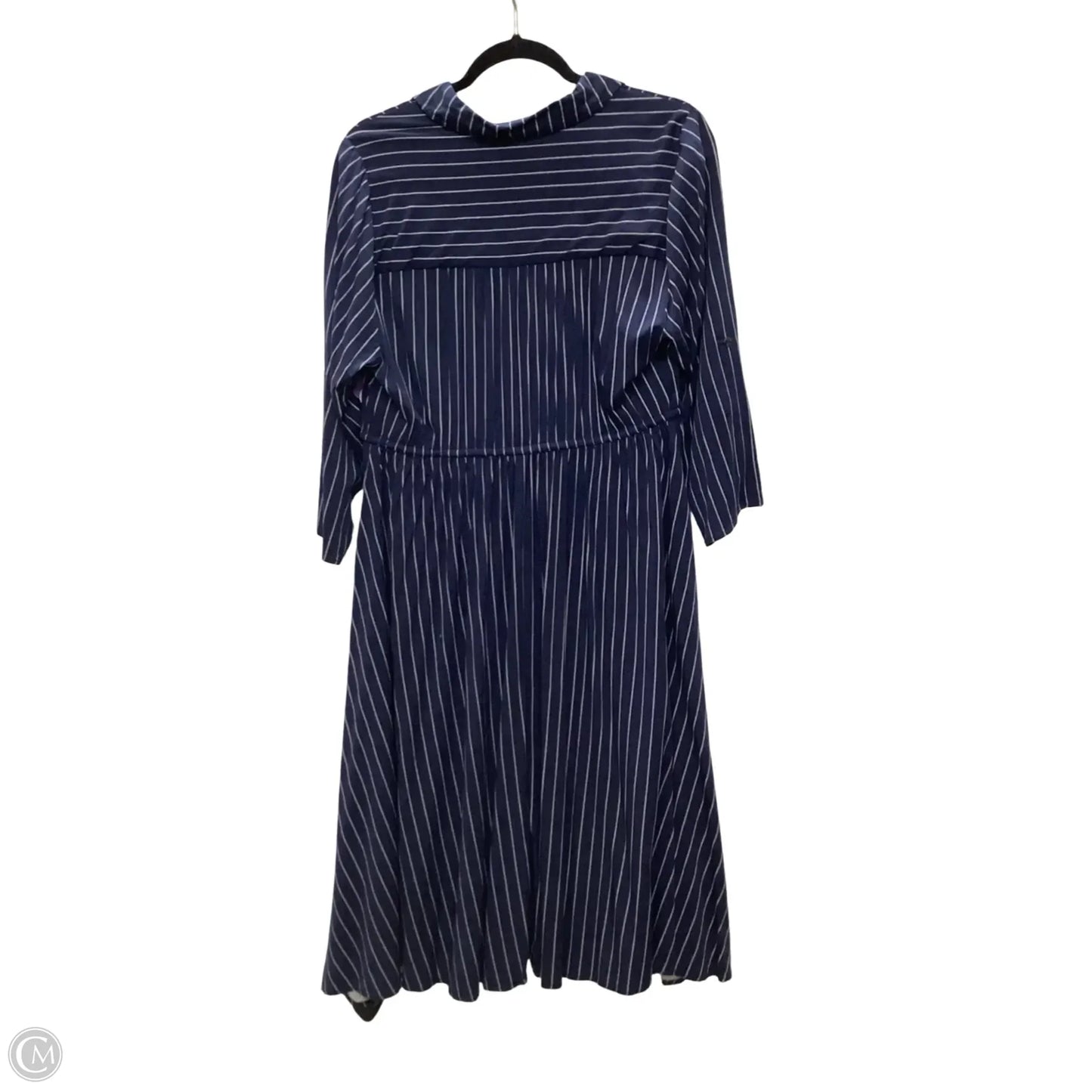 Dress Casual Midi By Torrid In Striped Pattern, Size: L