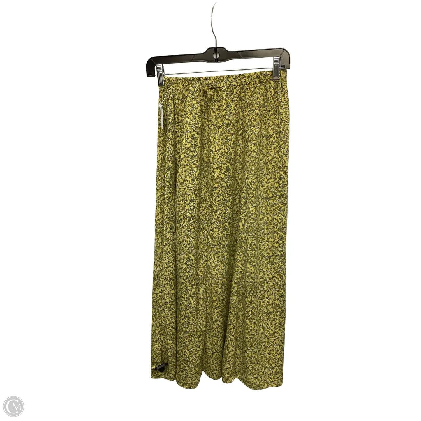 Skirt Midi By Max Studio In Yellow, Size: Xs