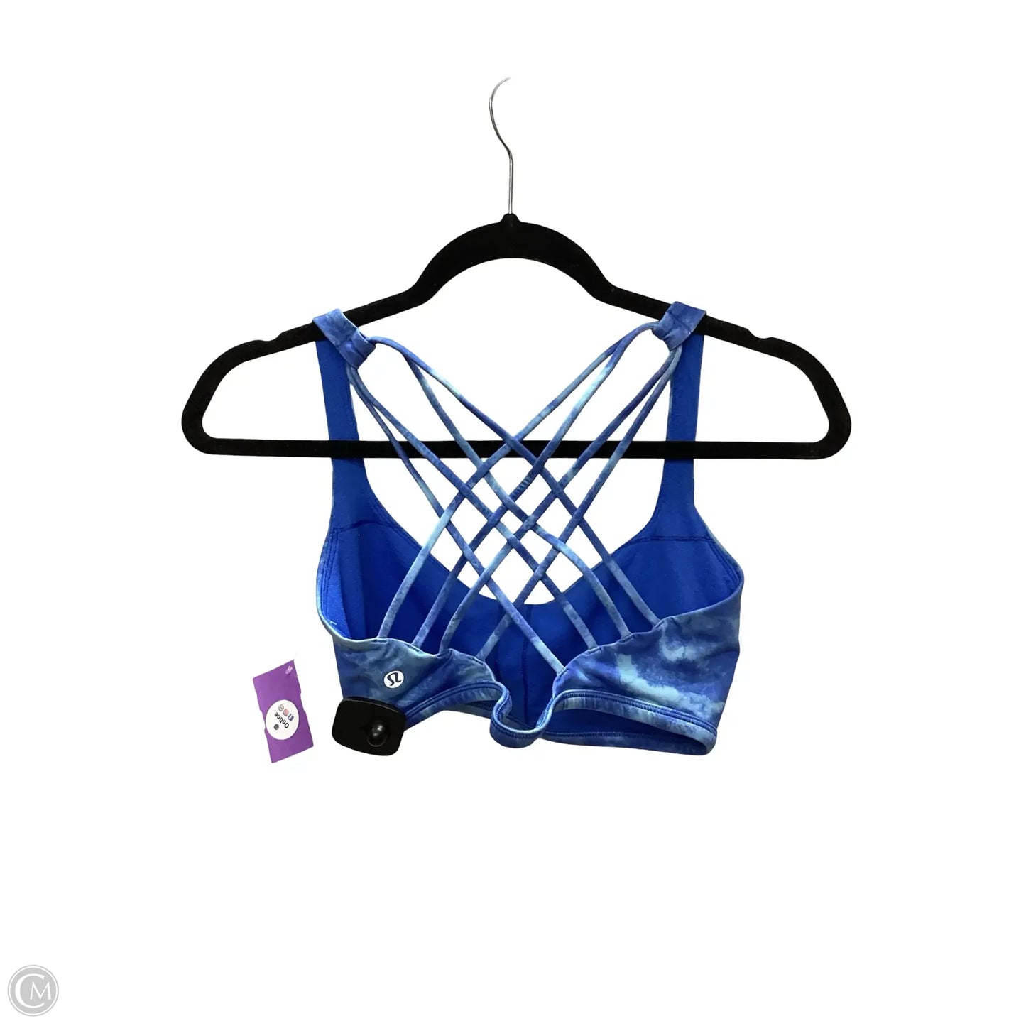 Athletic Bra By Lululemon In Tie Dye Print, Size: 10