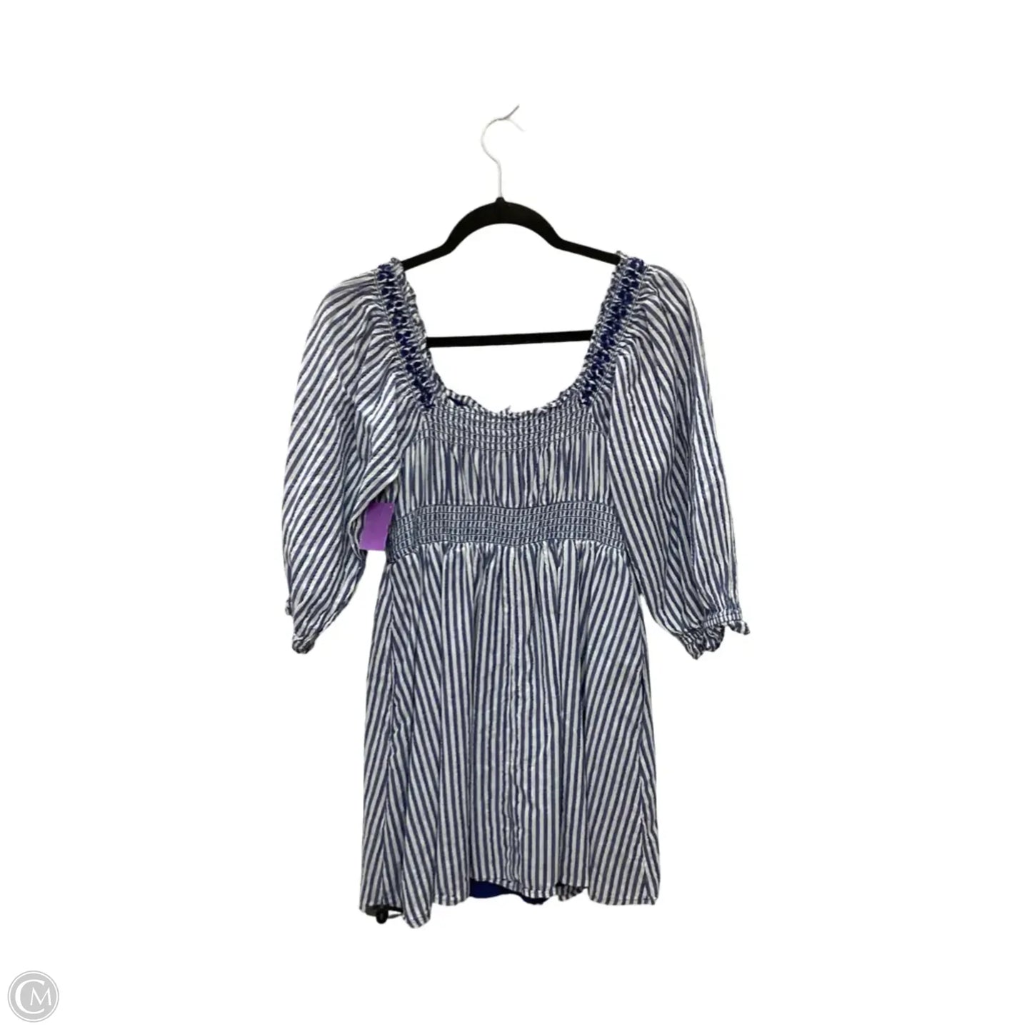 Dress Casual Short By American Eagle In Blue & White, Size: M