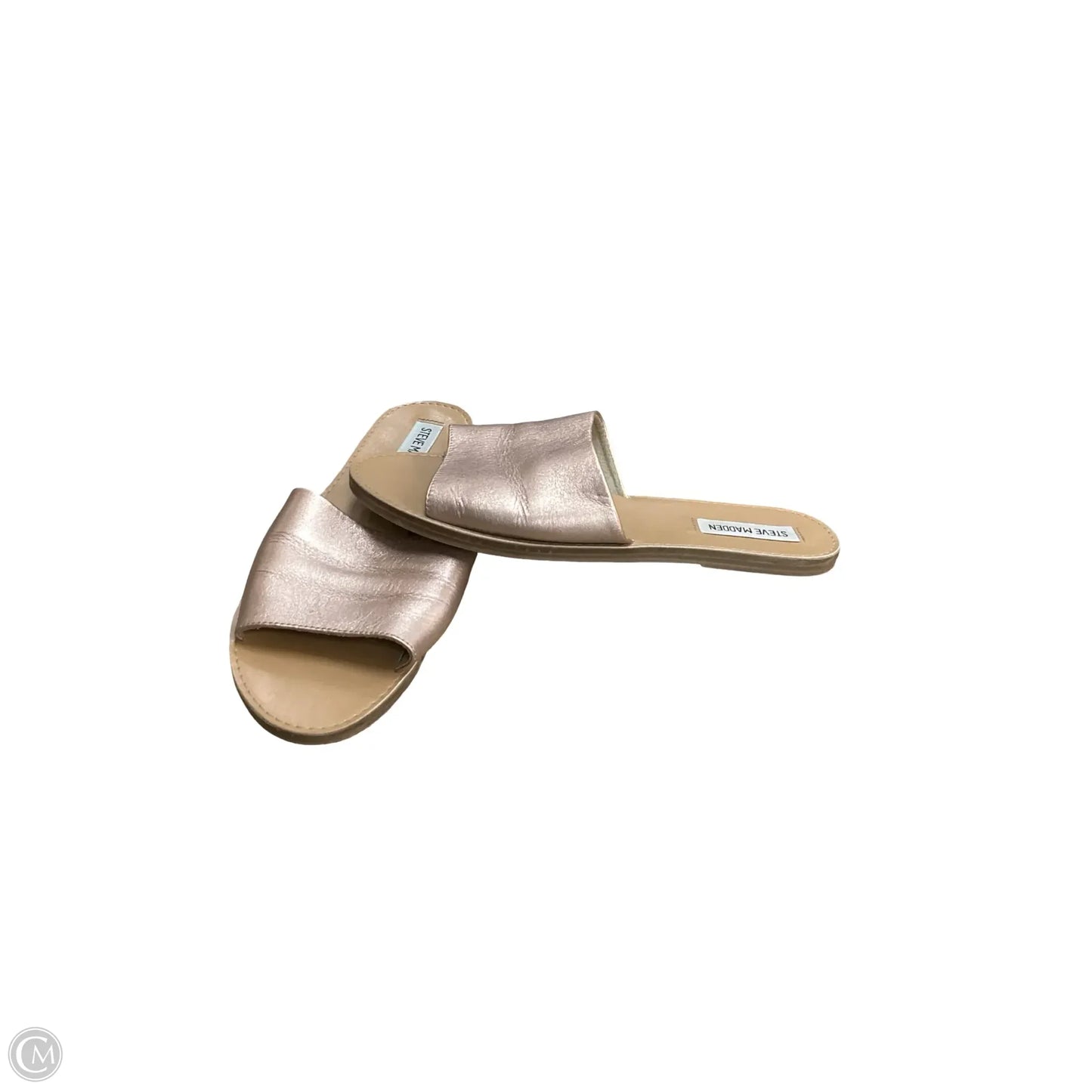 Sandals Flats By Steve Madden In Bronze, Size: 8.5