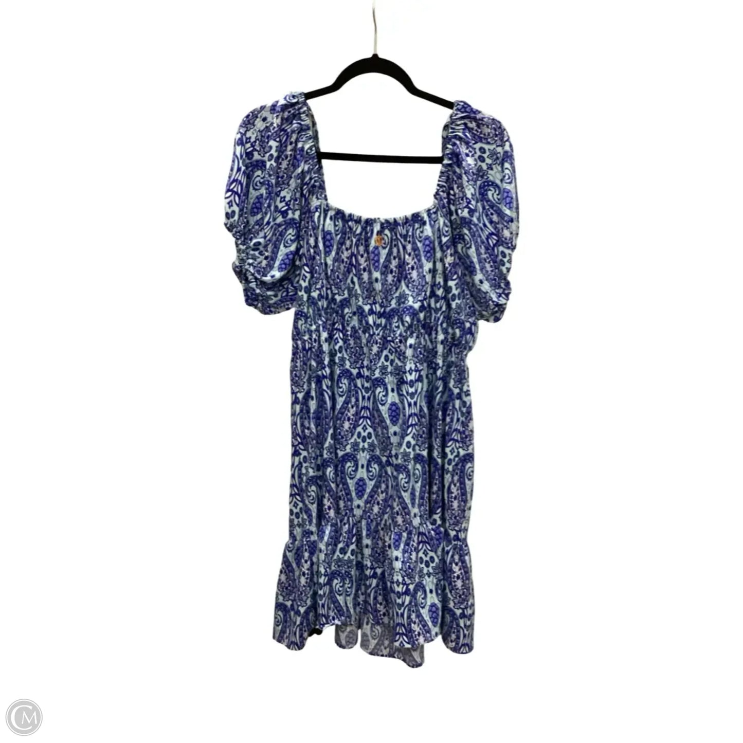 Dress Casual Short By Simply Southern In Blue, Size: Xl