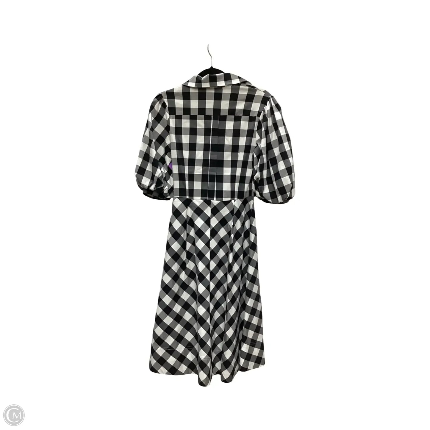 Dress Casual Midi By Gracia In Checkered Pattern, Size: S