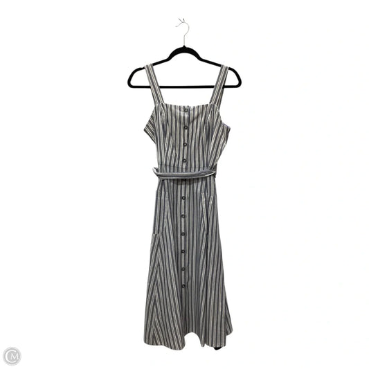 Dress Casual Midi By Clothes Mentor In Striped Pattern, Size: M