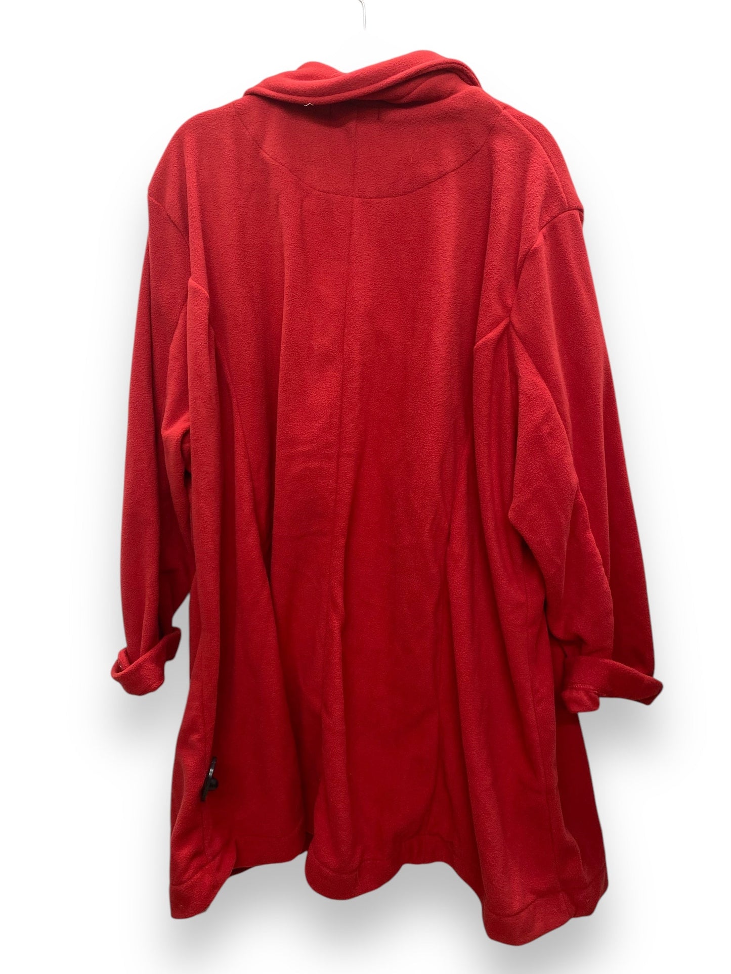 Coat Peacoat By Roamans In Red, Size: 3x