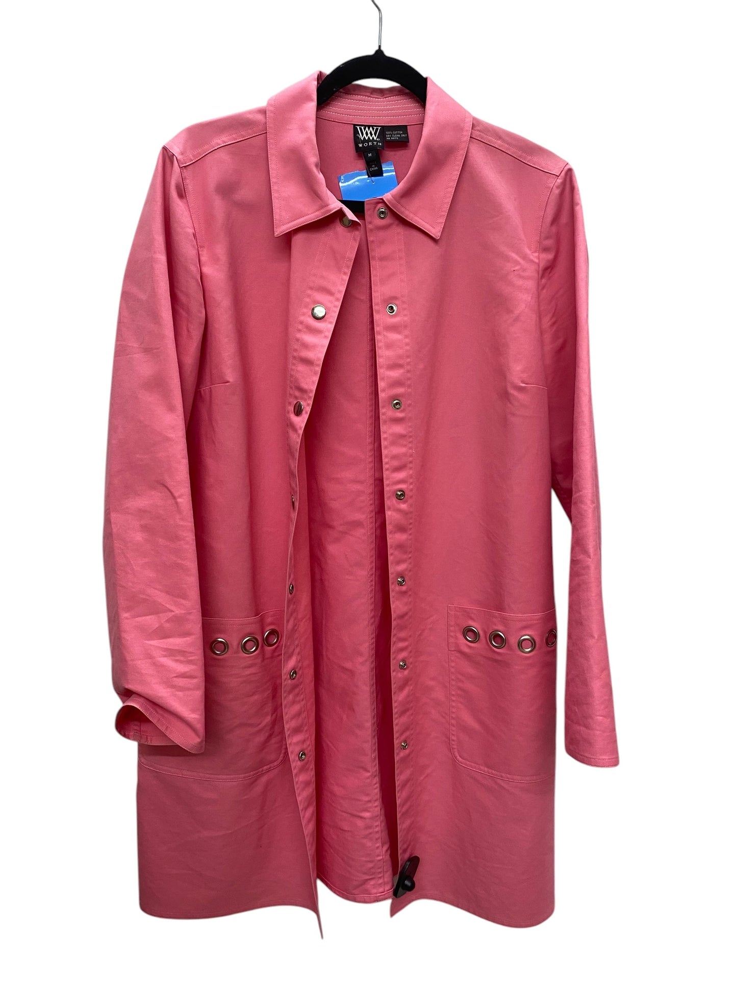 Jacket Other By Worth Ny In Pink, Size: M