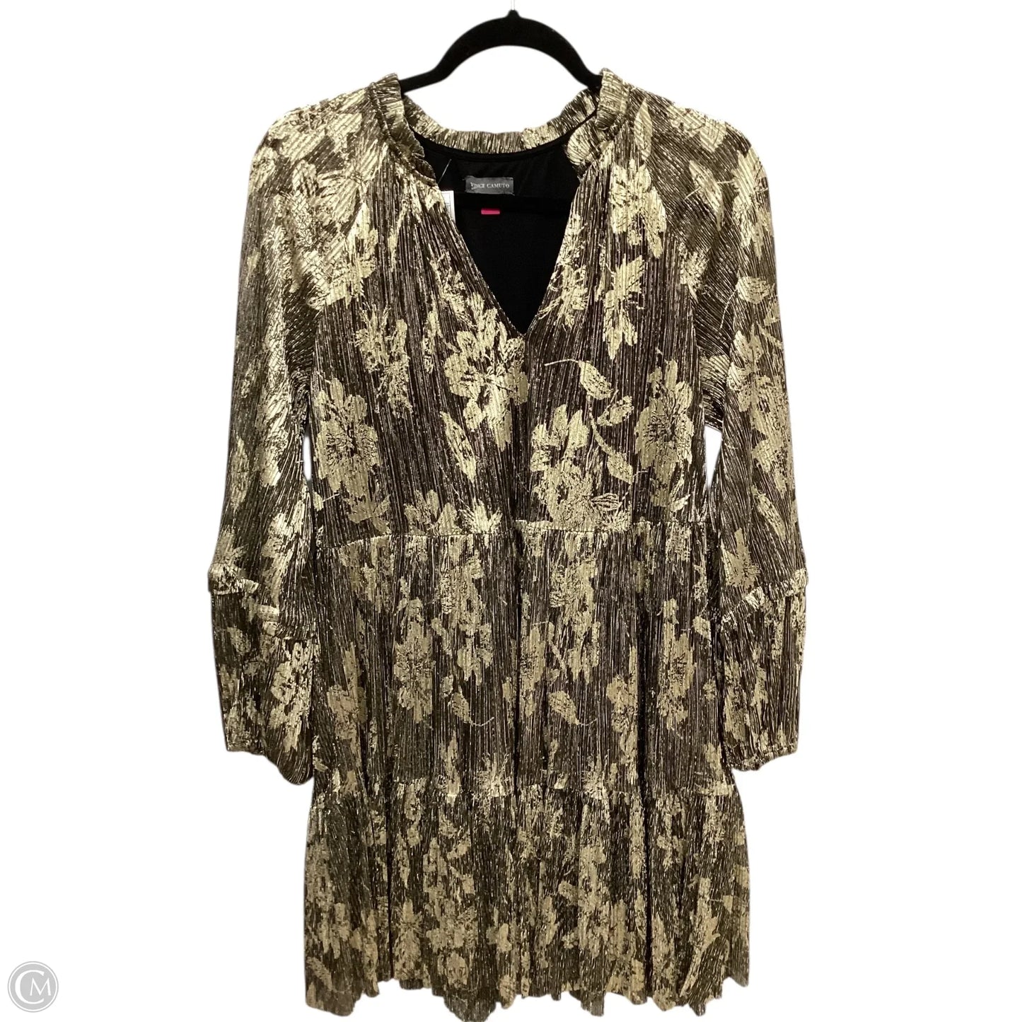 Dress Casual Short By Vince Camuto In Gold, Size: S
