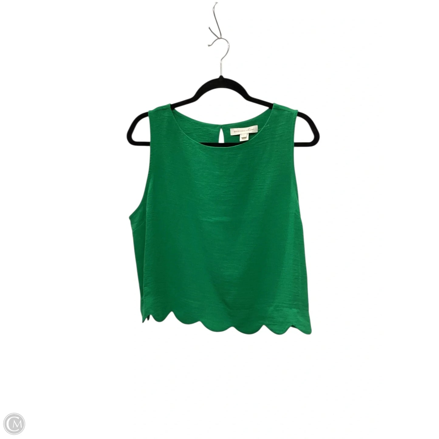 Top Sleeveless By Monteau In Blue, Size: Xl