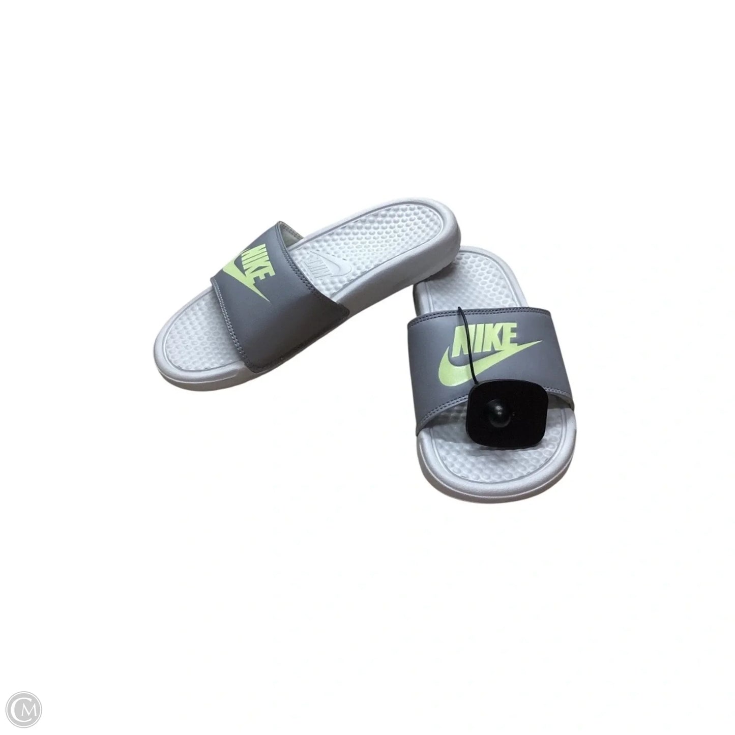 Sandals Flip Flops By Nike In Grey, Size: 6