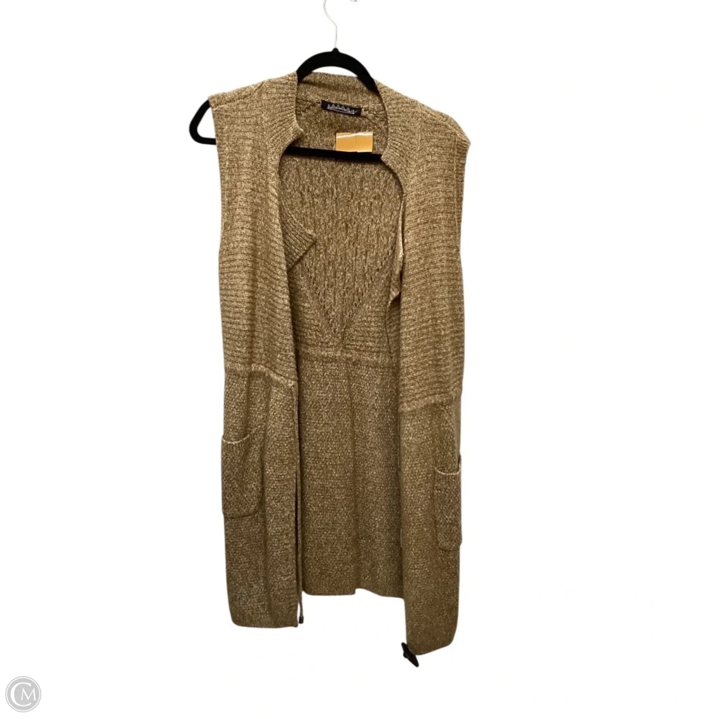 Vest Other By Clothes Mentor In Tan, Size: Osfm