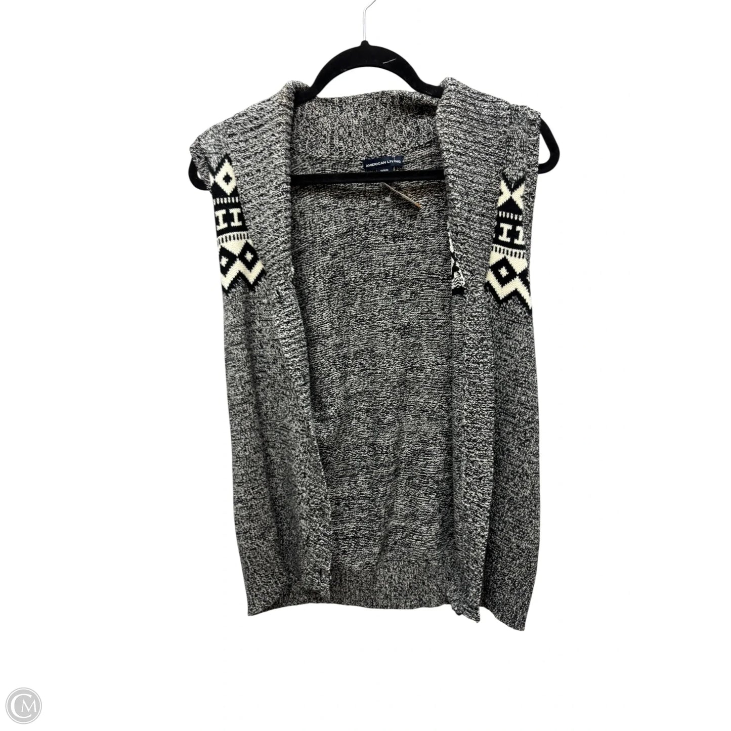 Vest Other By American Living In Grey, Size: M