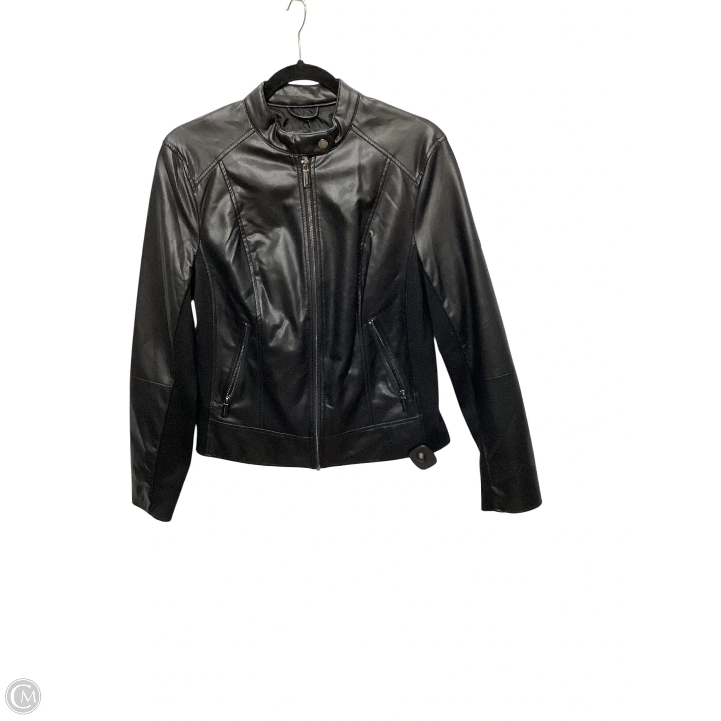 Jacket Moto By Kenneth Cole In Black, Size: S
