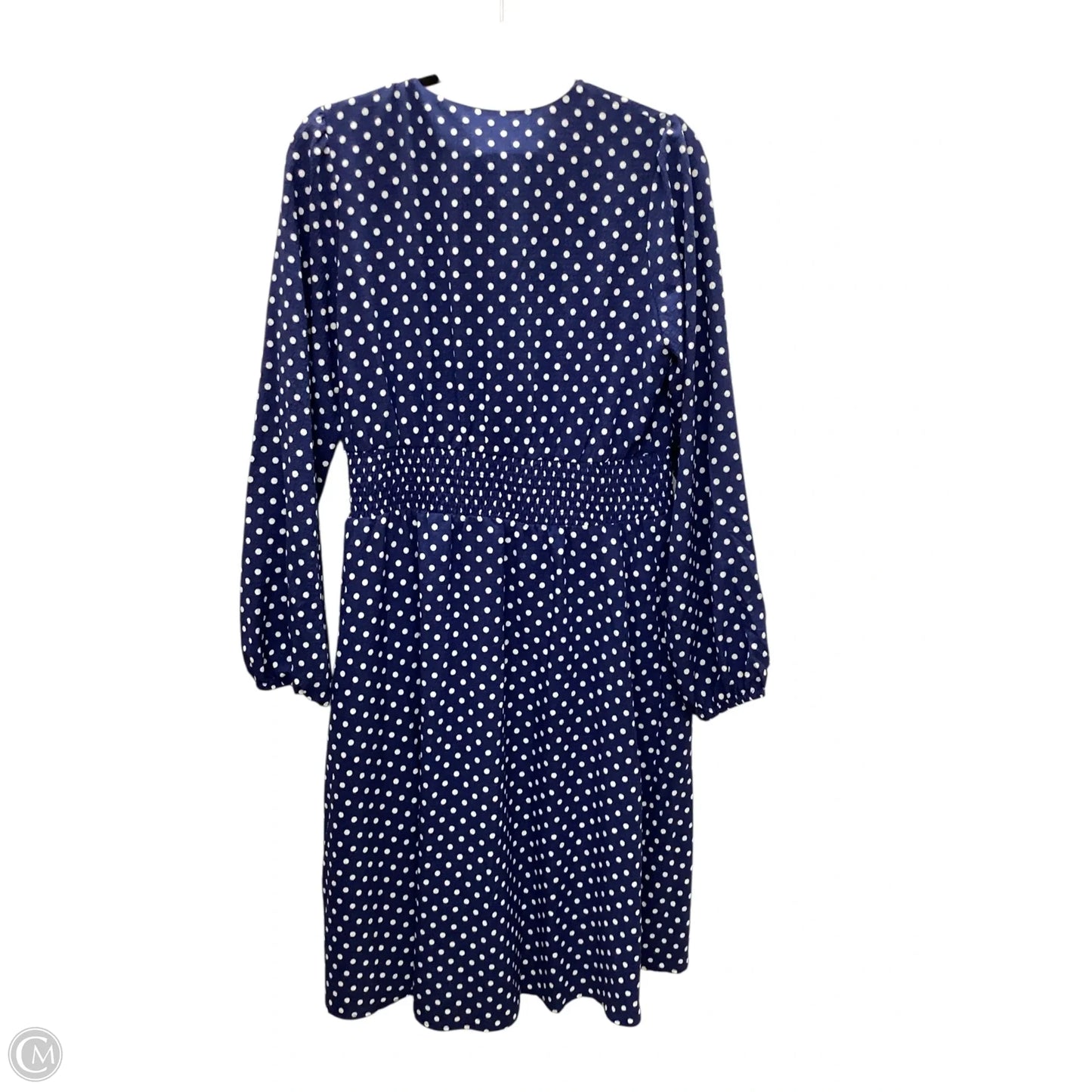 Dress Casual Short By Draper James Rsvp In Polkadot Pattern, Size: L