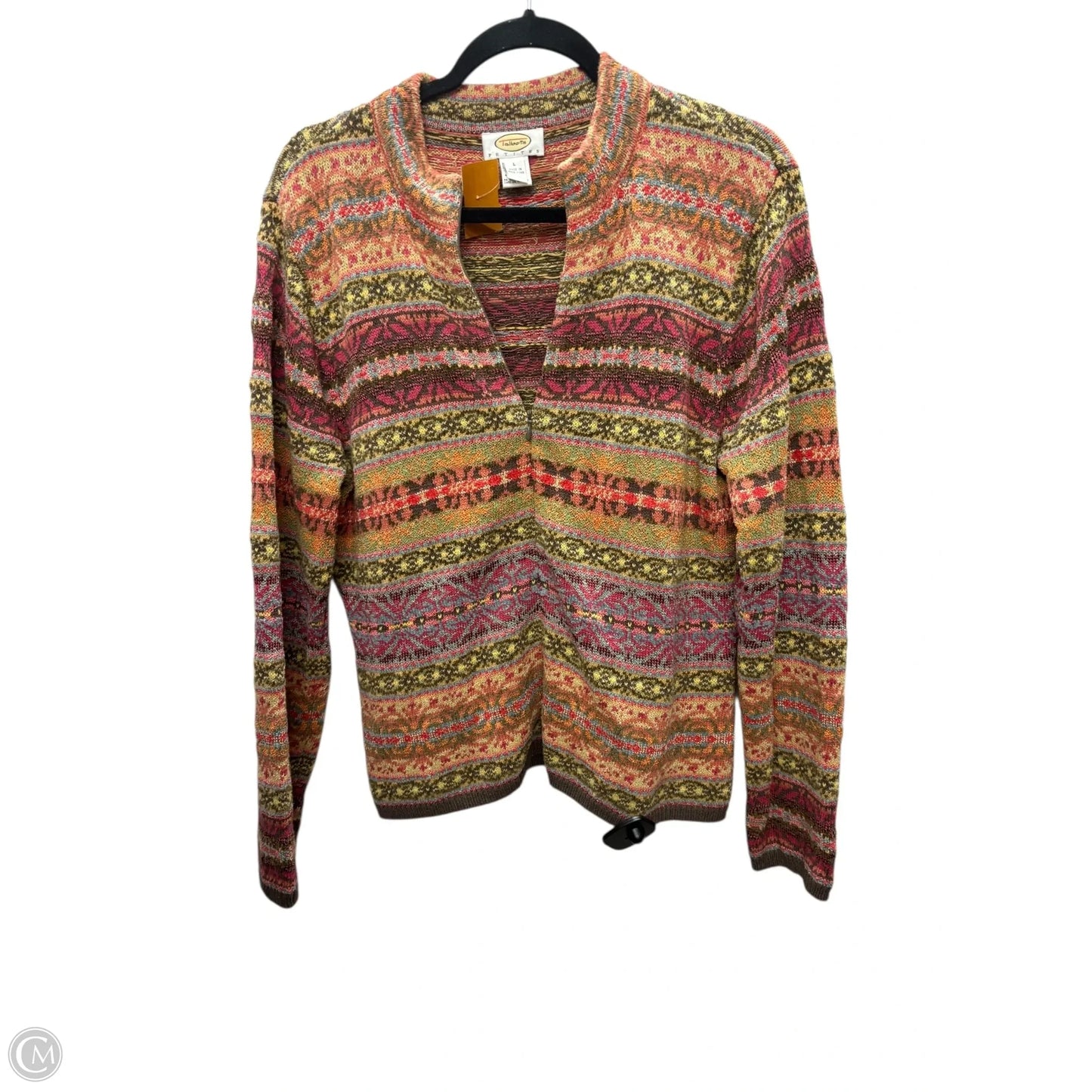 Jacket Other By Talbots In Multi-colored, Size: L