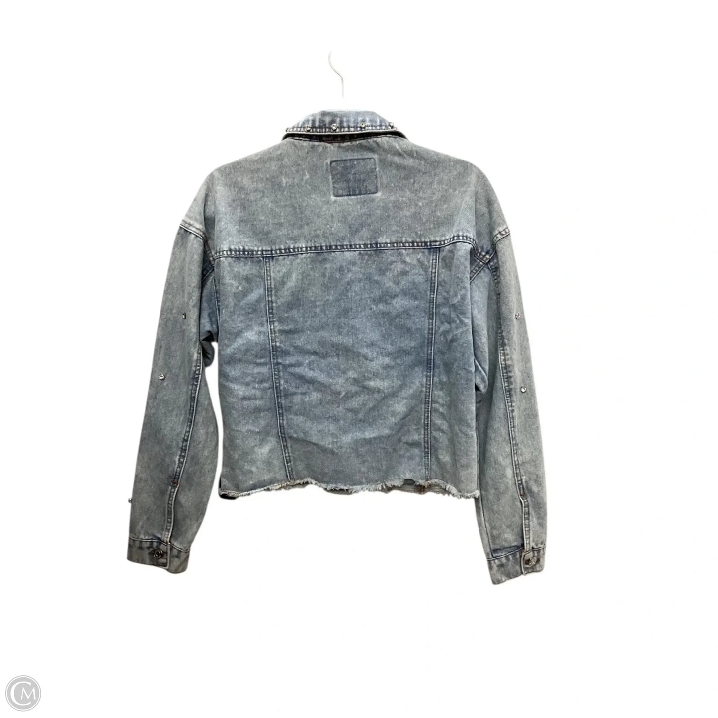 Jacket Denim By Ci Sono In Blue Denim, Size: S