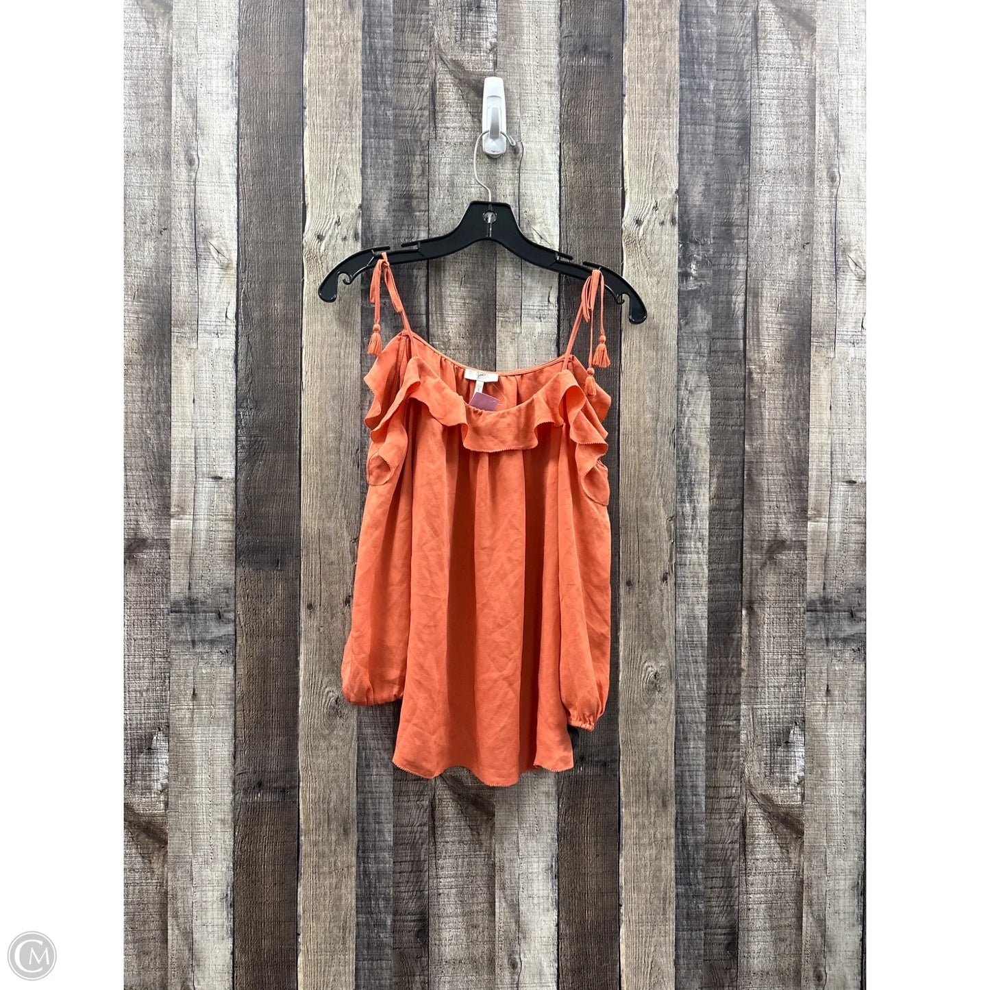 Top 3/4 Sleeve By Joie In Orange, Size: S