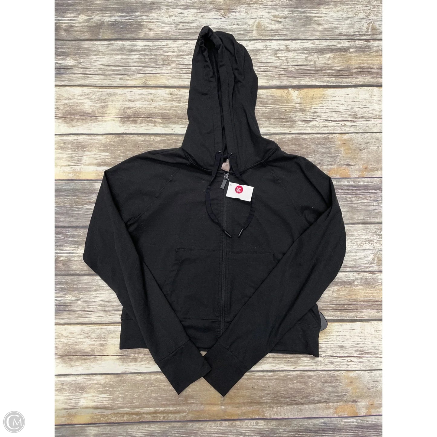 Athletic Jacket By Yogalicious In Black, Size: S