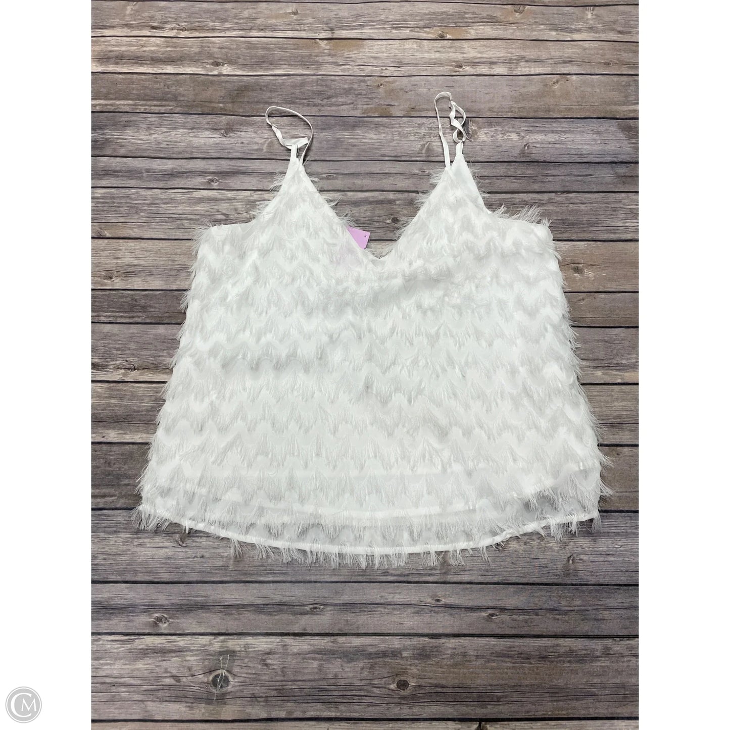 Top Sleeveless By Cupshe In White, Size: M