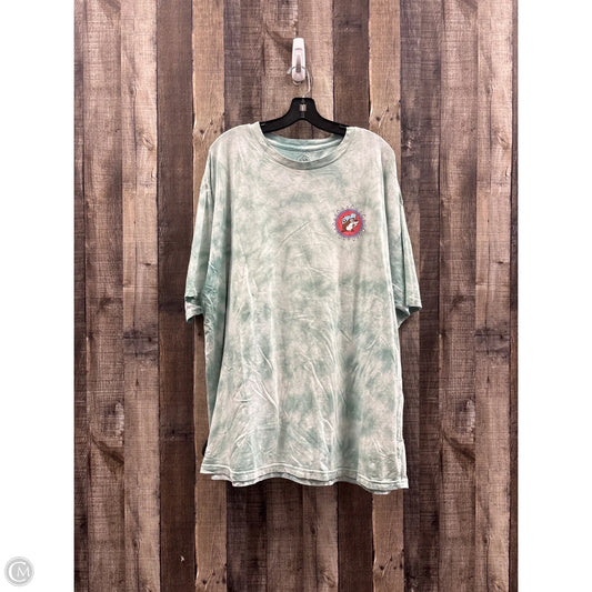 Top Short Sleeve By Cme In Tie Dye Print, Size: 3x