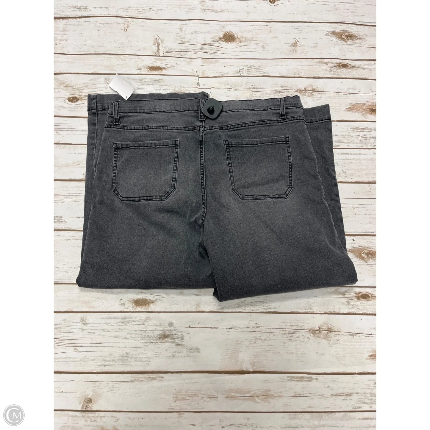 Jeans Cropped By Time And Tru In Grey, Size: 18