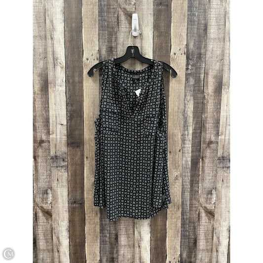 Top Sleeveless By Worthington In Black, Size: 2x