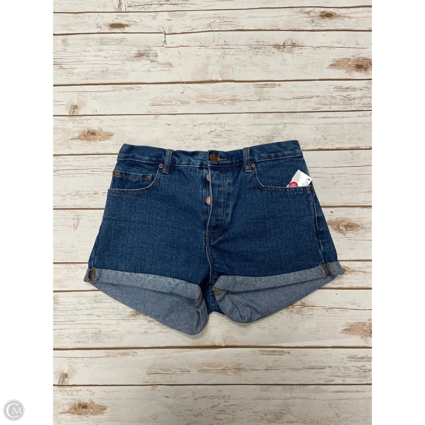Shorts By Forever 21 In Blue Denim, Size: 8