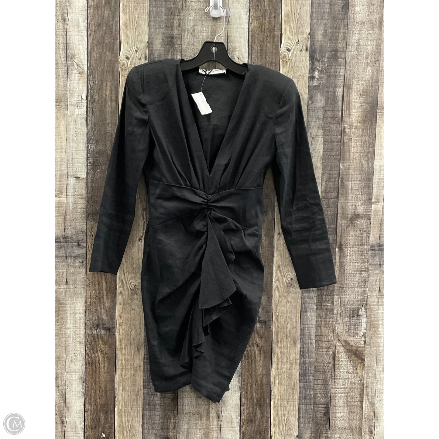 Dress Casual Short By Zara In Black, Size: Xs