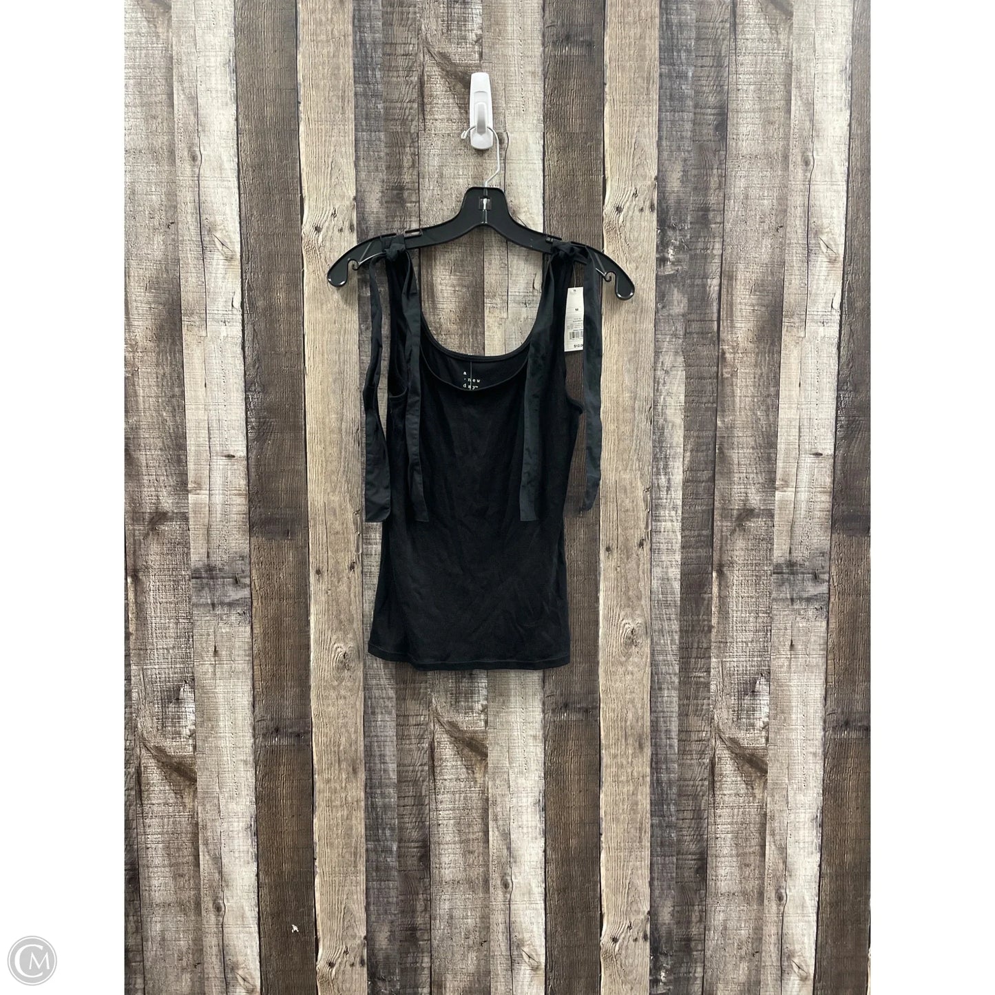 Top Sleeveless By A New Day In Black, Size: M