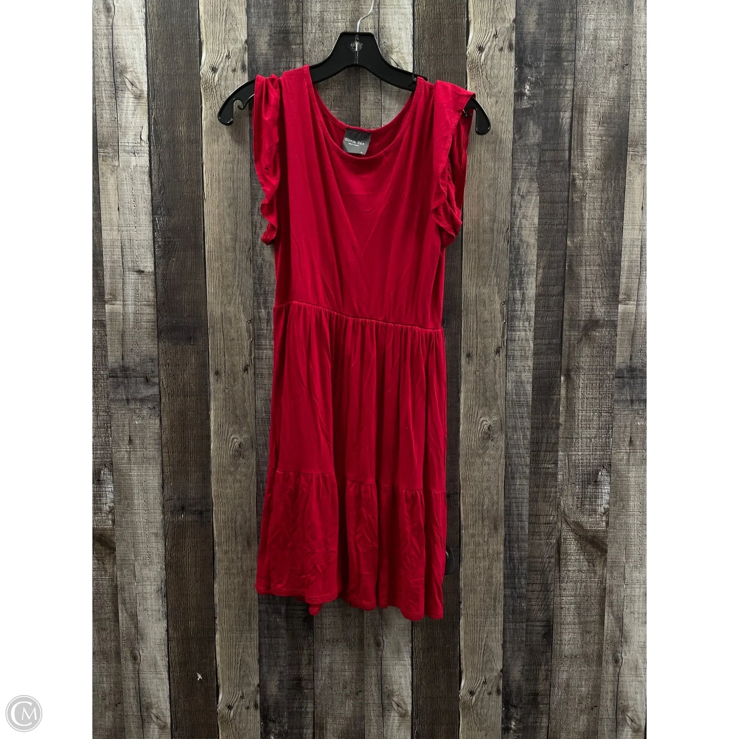 Dress Casual Short By Cme In Red, Size: M