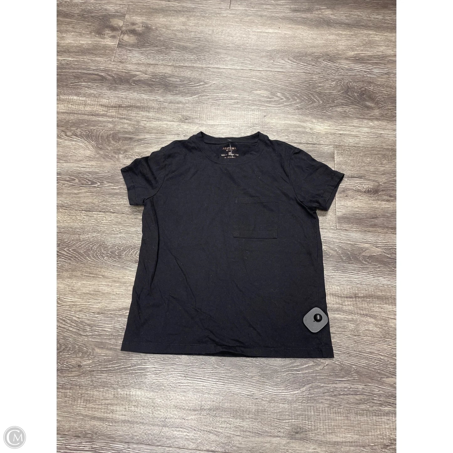 Top Short Sleeve By Arizona In Black, Size: Xs