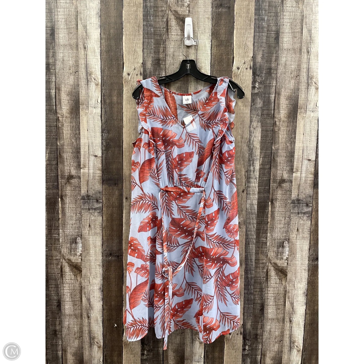 Dress Casual Short By Cabi In Blue & Red, Size: M