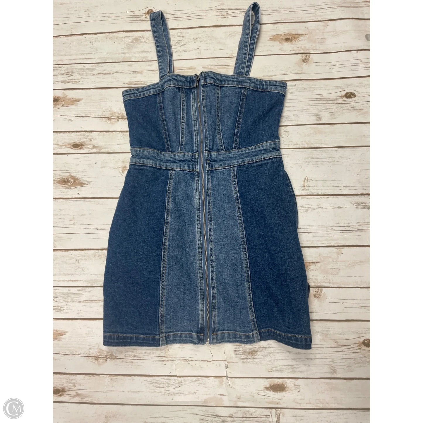 Dress Casual Short By Wild Fable In Blue Denim, Size: S