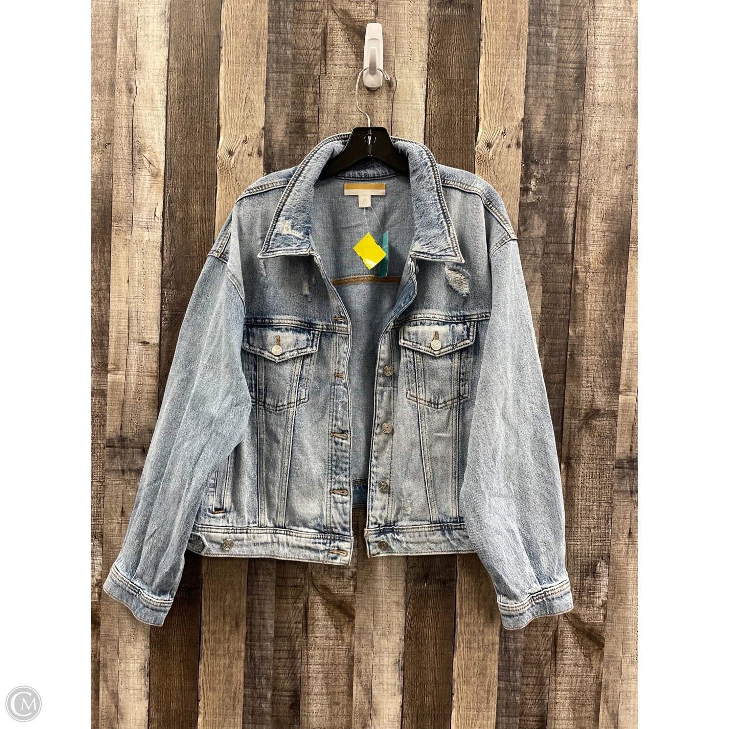 Jacket Denim By Maurices In Blue Denim, Size: 1x