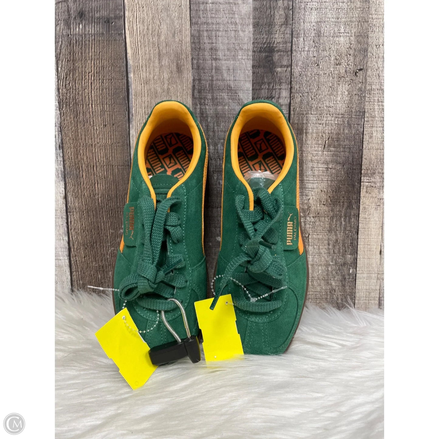 Shoes Athletic By Puma In Green & Orange, Size: 6