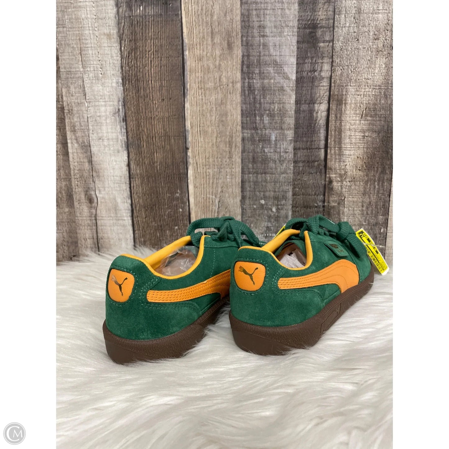 Shoes Athletic By Puma In Green & Orange, Size: 6