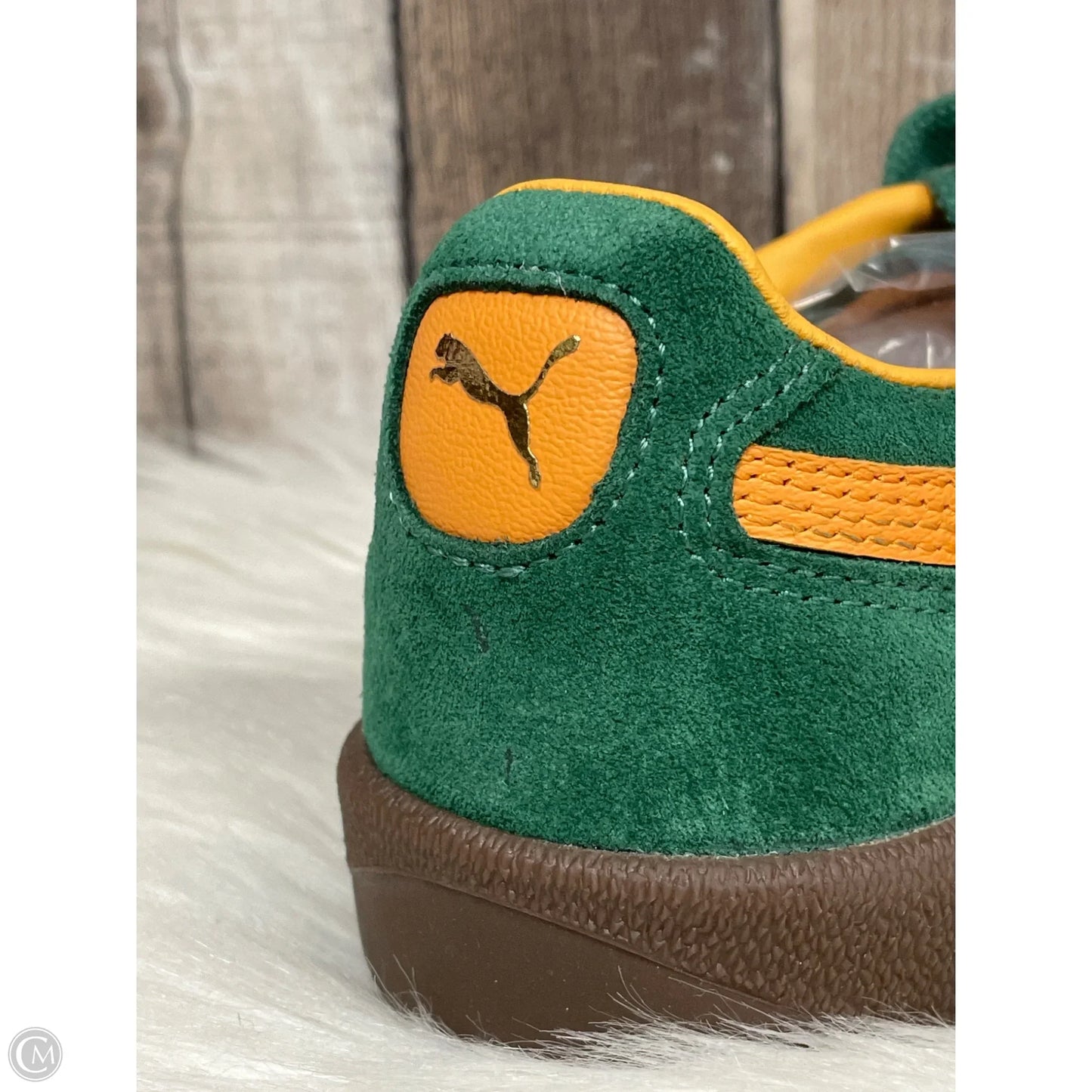 Shoes Athletic By Puma In Green & Orange, Size: 6