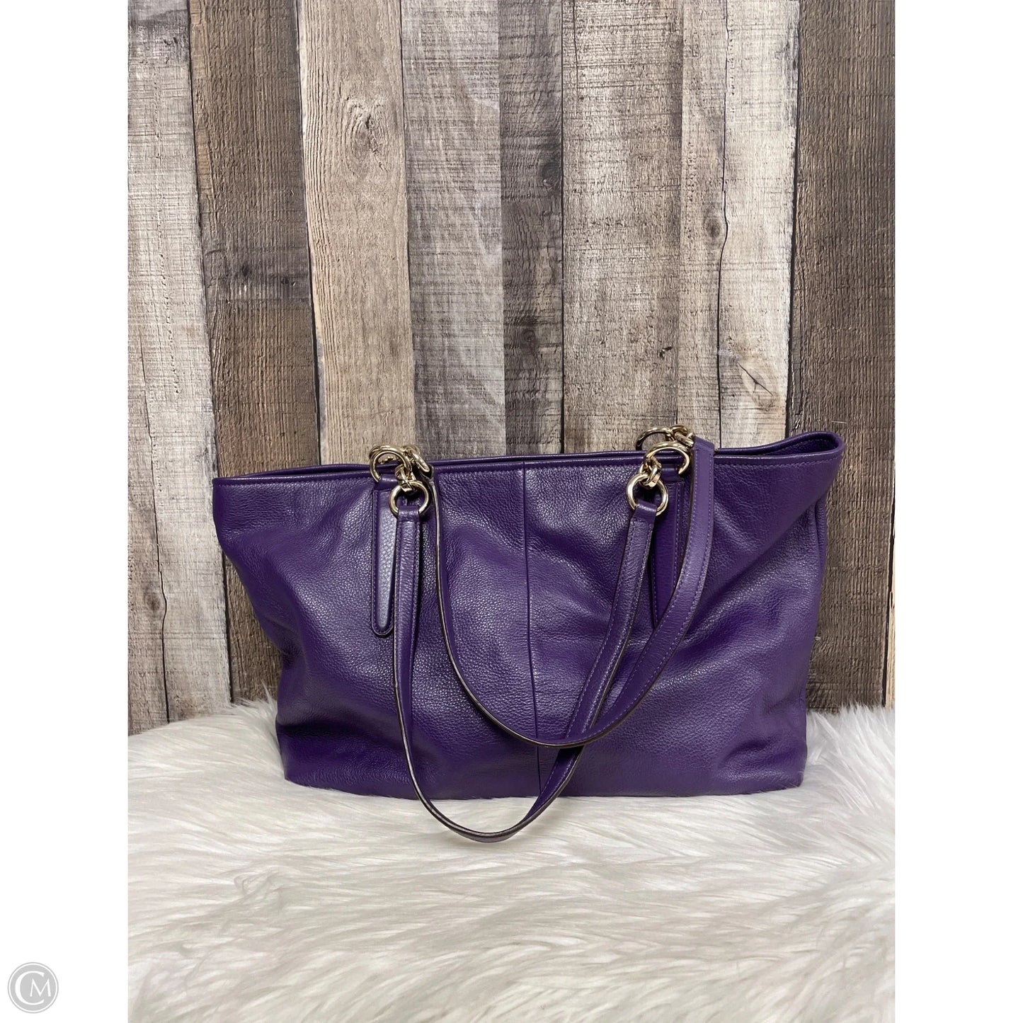 Handbag Designer By Coach, Size: Large